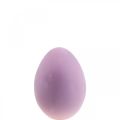 Húsvéti tojás dekoratív tojás műanyag lila bolyhos 20cm
