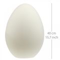 Floristik24 Húsvéti tojás nagy krémszínű dekoratív tojás bolyhos kirakat dekoráció 40cm