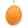 Floristik24 Akasztható tojás zöld-narancs 6cm 12db