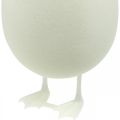 Floristik24 Dísztojás lábakkal Húsvéti tojásfehérje Asztali dekoráció Húsvéti figura H25cm