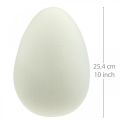 Floristik24 Dekoratív tojáskrém Húsvéti tojás bolyhos Kirakati dekoráció Húsvéti 25cm
