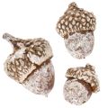 Makk, természetes dekorációs termék, fehérre meszelt, 1-3 cm, 300g | Floristik24.hu