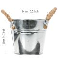 Vödör kötélfogantyúval Ø14cm M12cm | Floristik24.hu