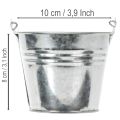 Vödör Ø10cm M8cm 10 db. Cink, fényes | Floristik24.hu