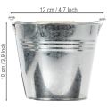 Vödör Ø12cm M10cm 8db. Cink, fényes | Floristik24.hu