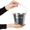 Vödör Ø14cm M12cm 6 db. Cink, fényes | Floristik24.hu