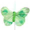Tollas pillangó drótra színezett 6cm 12db
