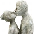 Floristik24 Dekoratív figura csókolózó pár kőöntvény 40cm