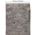 Kétszínű gyapjúfilc cseréppánt, szürke/fekete, 15cm x 5m | Floristik24.hu