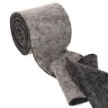 Kétszínű gyapjúfilc cseréppánt, szürke/fekete, 15cm x 5m | Floristik24.hu