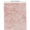 Filcszalag, 100% gyapjú, kétszínű, edényfogónak, fehér/piros filcszalag, 15cm x 5m | Floristik24.hu