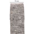 Filcszalag, edényrögzítő, 100% gyapjú, szürke/fekete, 7,5 cm széles, 5 m hosszú | Floristik24.hu