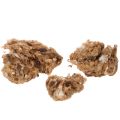 Barna melanzs birkagyapjú, természetes gyapjú, laza, kézműveskedéshez, 250g | Floristik24.hu