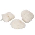 Laza birkagyapjú, természetes gyapjú, fehér melanzs, sokoldalú, 250g | Floristik24.hu