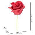 Műrózsa szárral, 5 cm, 100 darab | Floristik24.hu