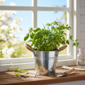 Vödör kötélfogantyúval Ø14cm M12cm | Floristik24.hu