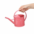 Fém díszes öntözőkanna, rózsaszín virágcserép, 1,25l, beltérre/kültérre, erkélyre | Floristik24.hu