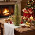 Műzöld karácsonyfa asztaldíszként, állvánnyal, 90 cm | Floristik24.hu