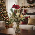 Mesterséges eukaliptusz ág, díszág vázákba és csokrokhoz, 49 cm, 4 darab | Floristik24.hu