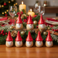 Mini Gnóm Figura Légyölő Galóca Asztaldísz 10cm 6db | Floristik24.hu
