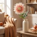 Krizantém virág ág rózsaszín mű 64cm | Floristik24.hu