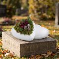Styrofoam szív ívelt közepes 11cm 2db | Floristik24.hu