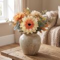 Mesterséges gerbera virág művirág sárgabarack Ø11cm L50cm | Floristik24.hu