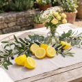 Mesterséges Sárga Citromos Dekorációk, 18 Darab - Realisztikus Citrom Felek | Floristik24.hu