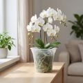 Műanyag edény „Irys” átlátszó Ø17cm 1 db | Floristik24.hu