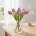 Virág Dekoráció Tulipán Művirágok Lila 20cm 6 Db | Floristik24.hu