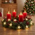 LED tündérfények csillagokkal 20 mikro LED meleg fehér időzítővel 6 darab | Floristik24.hu