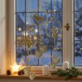 Deco fogas ablak, fém koszorú Advent, angyal, rénszarvas Ø9cm 3 db-os szett | Floristik24.hu
