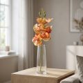Phalaenopsis mesterséges orchidea lángvörös sárga 78cm | Floristik24.hu