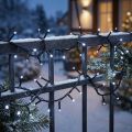 LED rizs világítólánc 40s 3m külső hideg fehérhez | Floristik24.hu