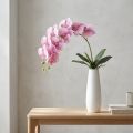 Orchidea Phalaenopsis mesterséges 8 virág rózsaszín 104cm | Floristik24.hu