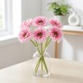 Mesterséges Gerbera Kerti Virágok, Rózsaszín, 47cm, 6 Darab | Floristik24.hu