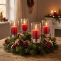 Gyertyatartó fém/üveg bedugásához Ø5cm H14cm 4 db | Floristik24.hu