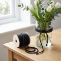 Juta zsinór fekete, díszzsinór, természetes jutaszál, dekorációs kötél Ø8mm 7m | Floristik24.hu