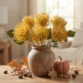 Protea művirág Leucospermum tűpárna sárga 30cm 6 db | Floristik24.hu