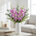 Mesterséges orchidea 8 lila virág Ø3,5cm–5cm 2db | Floristik24.hu