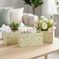 Ajándéktáska fogantyúval ajándéktáska mintás 24×12×12cm 6db | Floristik24.hu