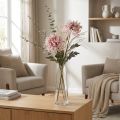 Mesterséges krizantém rózsaszín mályva Ø13cm L72cm 2db | Floristik24.hu