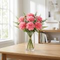 Artificial Carnation Pink 25cm 7db Mesterséges növény, mint az igazi! | Floristik24.hu