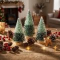 Mini műfenyő hóval Ø5cm M10cm 6 db | Floristik24.hu