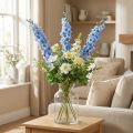 Mesterséges Delphinium Blue Delphinium Művirág Selyemvirágok | Floristik24.hu