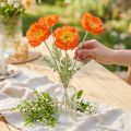 Műpipacs Nyári Virágok Narancs Ø7cm L78cm 3db | Floristik24.hu