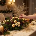 Műpáfrány karácsonyi díszpáfrány pezsgő 54cm 2db | Floristik24.hu
