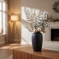 Mesterséges dekoratív páfrány pezsgő metál L85cm 2db | Floristik24.hu