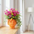 Növényfej Ültető Bust Narancssárga cserep 13,5×13×14 cm | Floristik24.hu