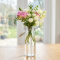 Palackdísz üveg kupakkal Ø8cm 24cm | Floristik24.hu